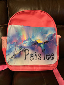 Personalized small child backpack