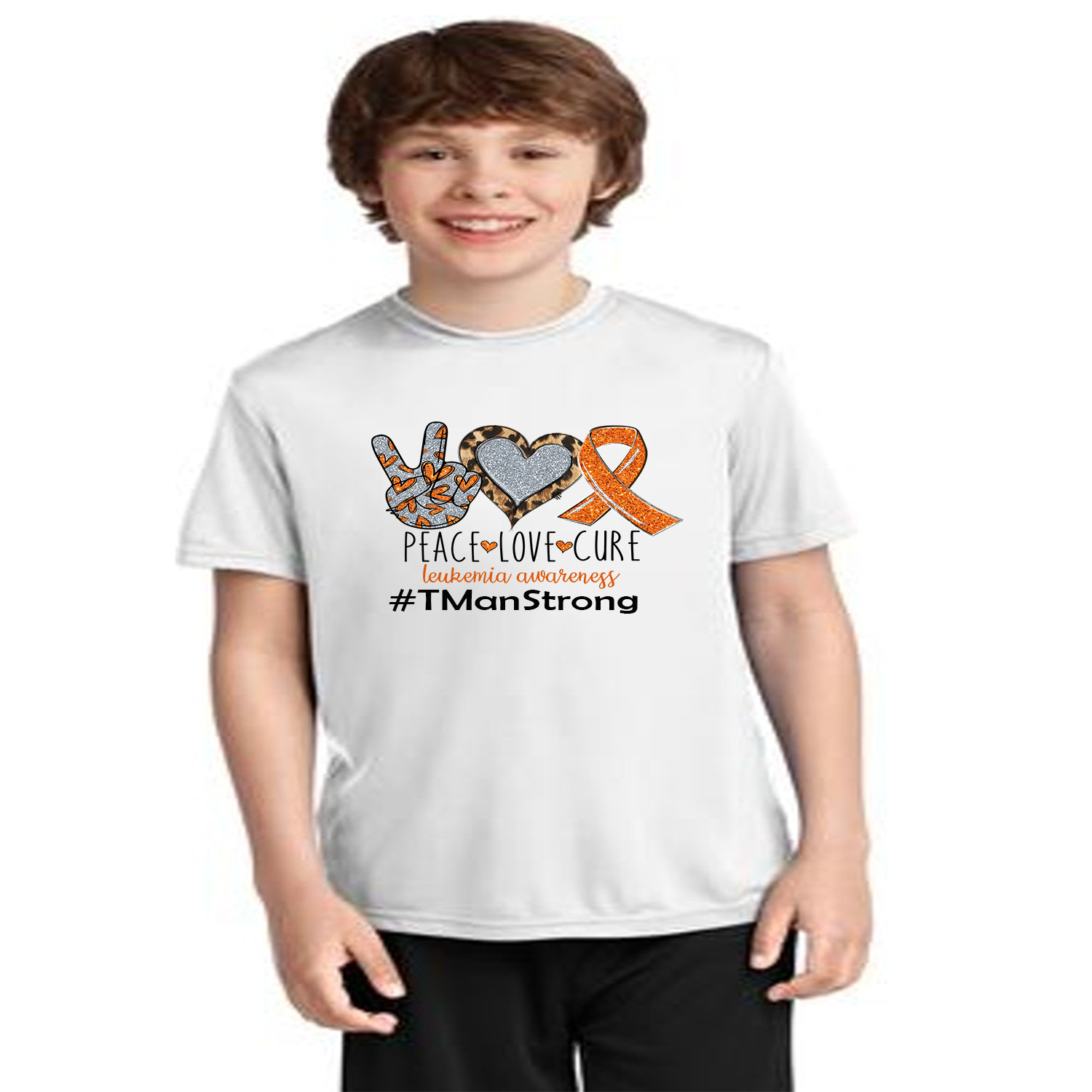 White Kid's Port and Company Shirt